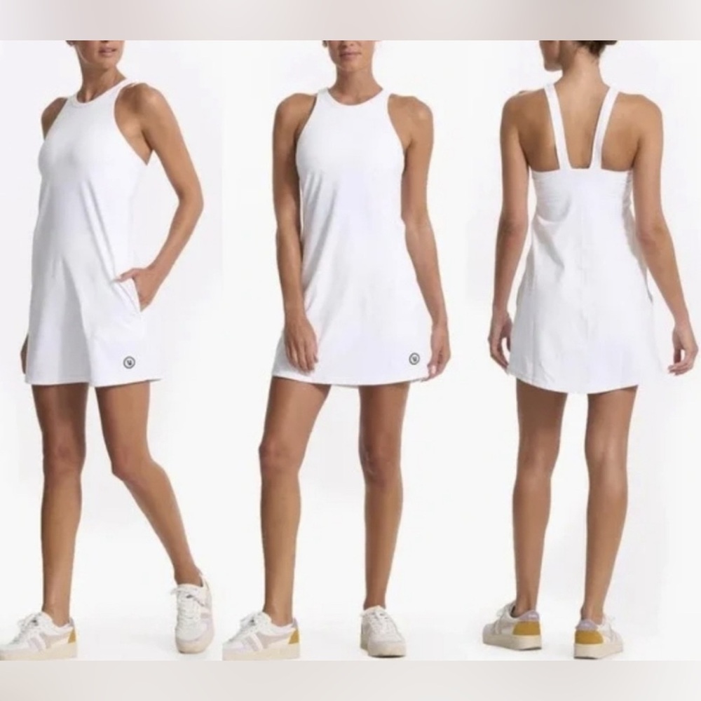NEW With Tags Vuori Volley Dress Women's Performance Dress White NWT